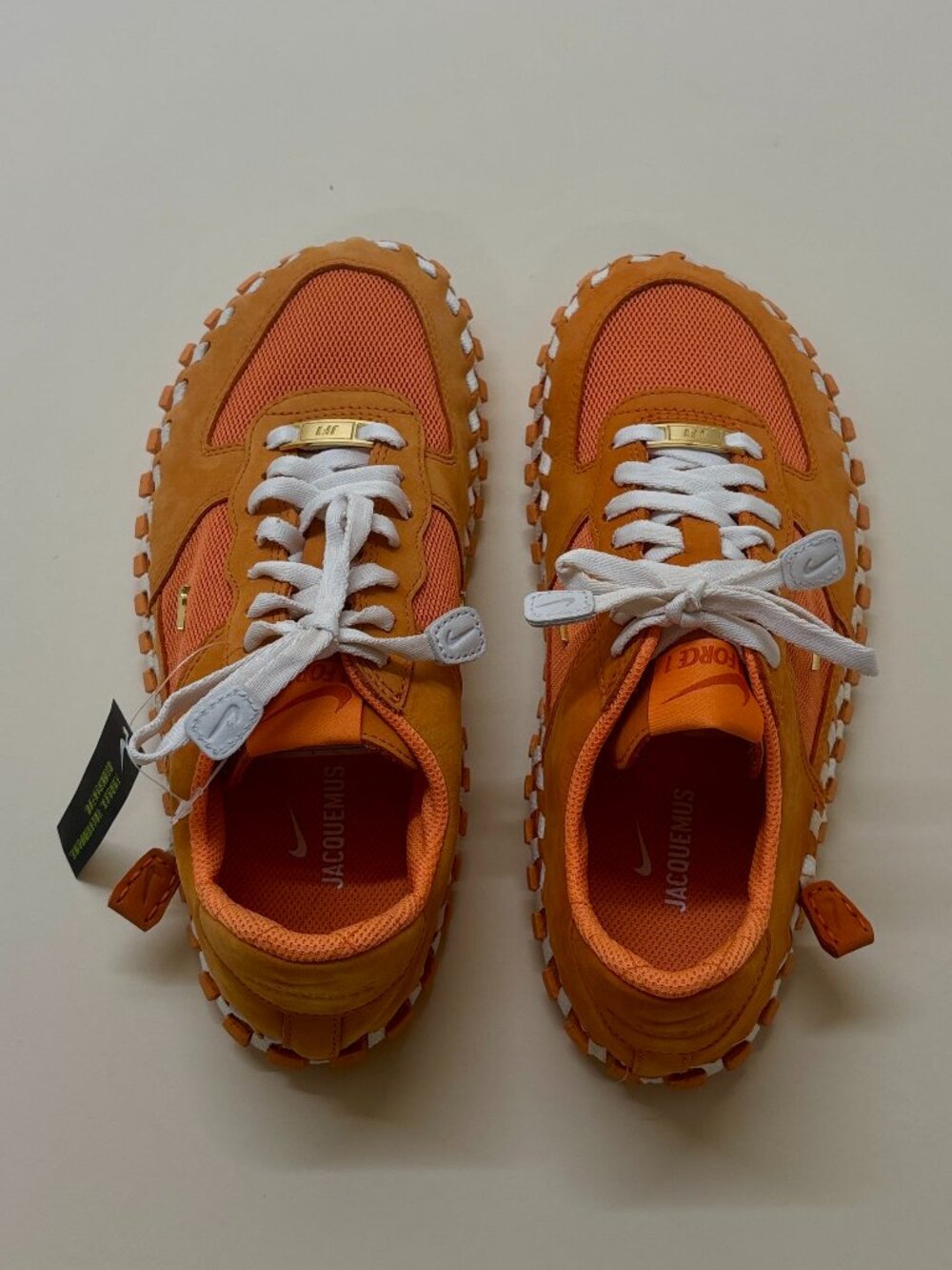 Jacquemus x Nike J Force 1 Low LX SP in Bright Mandarin